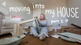 moving into my new house *setting up my craft room, building furniture, new home items, & more)