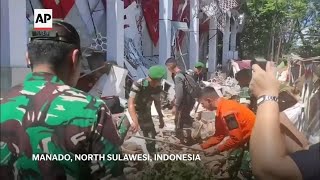 Earthquake Off Indonesia Topples Buildings, Sets Off Small Tsunami