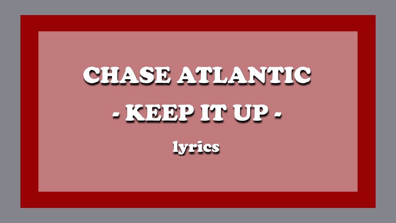 Tidal Wave - Chase Atlantic (Lyrics) 