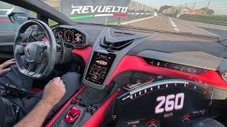 Driving 1015hp Lamborghini Revuelto V12 on TRACK +SOUND Interior Exterior Review 4K