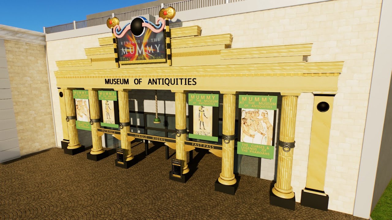 Revenge of the Mummy - The Ride! (Created with Planet Coaster 2)