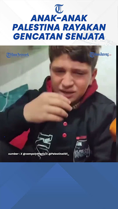 Momen Haru Anak-anak Palestina Berpelukan Rayakan Gencatan Senjata Hamas-Israel