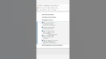 Python Interview Questions: vLLM, Ollama, Chroma, Pinecone & Hugging Face Inference! ⚡ #Python