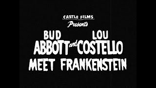 8mm Abbott & Costello Meet Frankenstein Castle Films (recreation)