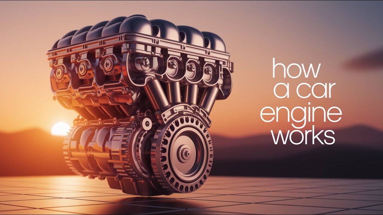 How a Car Engine Works - Simple Animated Guide by Explainer Express ...