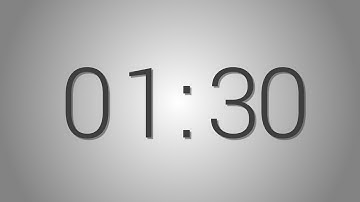 1 Minutes 30 seconds countdown Timer - Beep at the end | Simple Timer (one min thirty seconds)