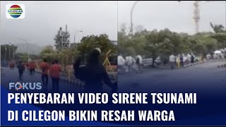 Sebarkan Video Sirene Tsunami, Petugas Keamanan di Cilegon Dipanggil Polisi | Fokus
