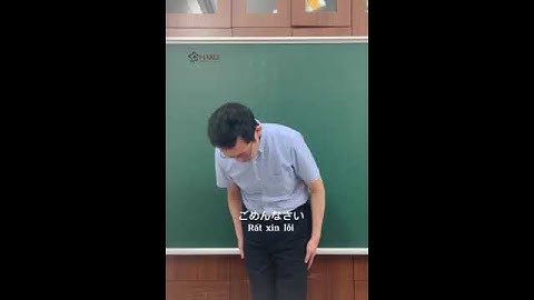 Cùng học cách xin lỗi làm sao cho đúng nhé!#duhocquocteharu #hoctiengnhat #にほんご #にほんご  Haru Nihongo