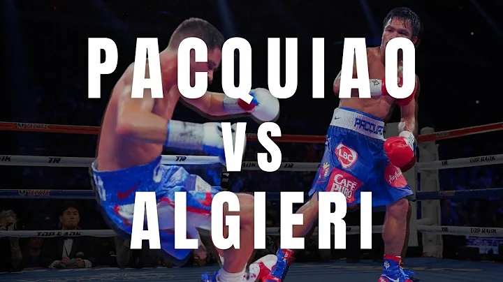 MANNY PACQUIAO vs CHRIS ALGIERI  |  Full Fight