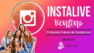 InstaLive de Ventino probando dulces de Guatemala