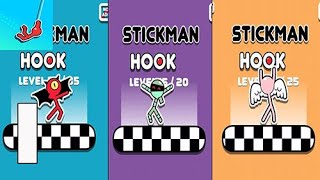 Stickman Hook | NOOB vs PRO vs HACKER - play on Yup7.com screenshot 5