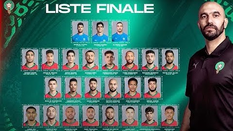 الركراكي يعلن لائحة لاعبي المنتخب الوطني المغربي لمواجهة إريتريا وتنزانيا ضمن تصفيات كأس العالم 2026