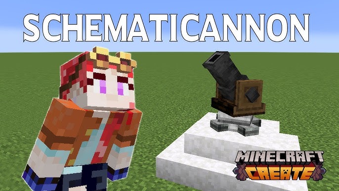 Minecraft Create Mod: Beginners Guide to the Schematicannon (Schematic ...