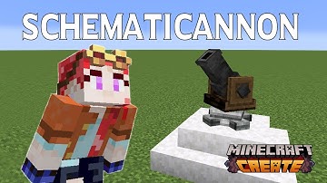 Minecraft Create Mod: Beginners Guide to the Schematicannon (Schematic Cannon)