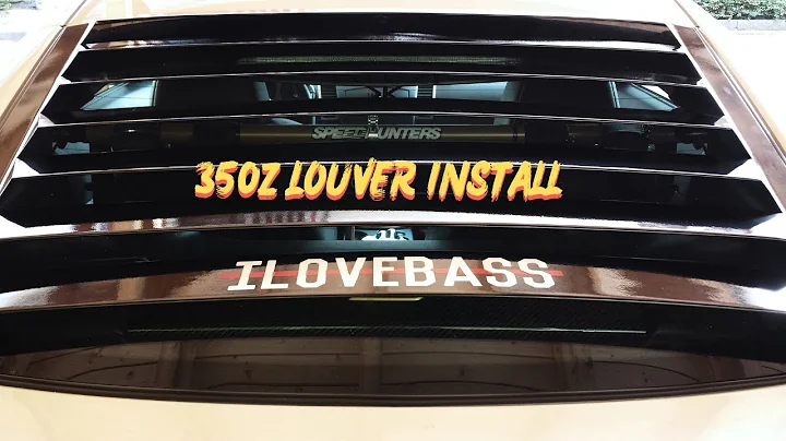 Nissan 350Z LOUVER Install
