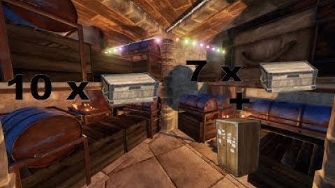 10 boxes in a 1x1 -- Hyper Efficient Loot Rooms | Rust
