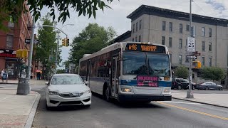 MTA NYCT Bus 2010 Orion NG Hybrid on B46 Local Utica Avenue and Macdonough Street