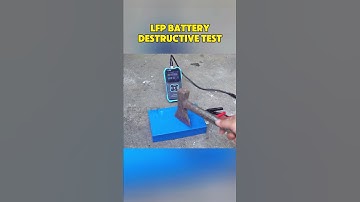 Excellent performance! Lifepo4 battery destructive testing#batteries #test #lithiumbattery