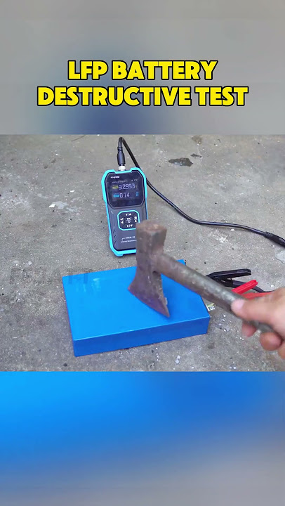 Excellent performance! Lifepo4 battery destructive testing#batteries #test #lithiumbattery
