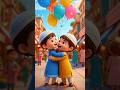“Eid Ka Din 🕌 | Cute Cartoon Eid Mubarak Story #shorts