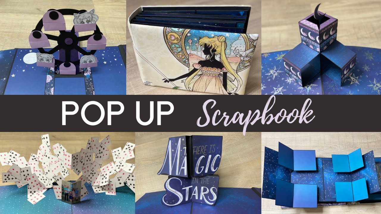 Pop up Scrapbook #schoolproject #diy #popup #scrapbook #creative #art