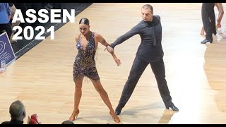 Dorin Frecautanu \& Marina Sergeeva | Cha-cha-cha | Dutch Open Professional LAT, Assen