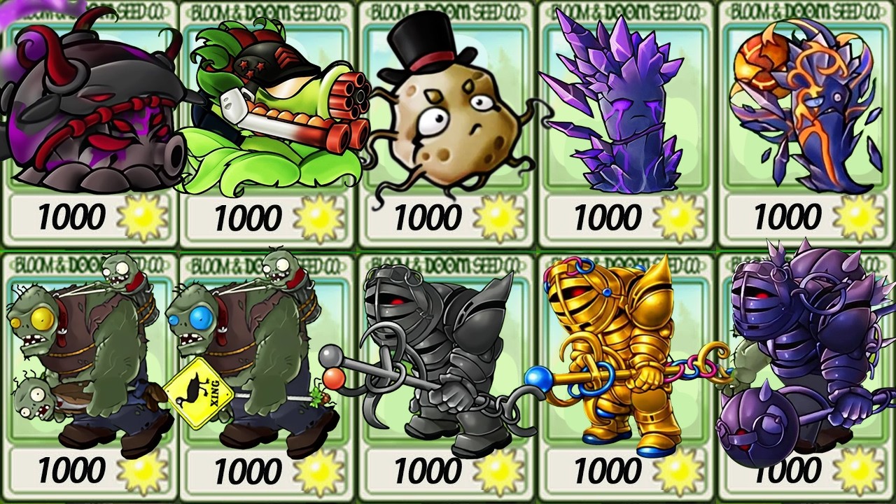 PvZ Fusion 3.6 – Team Monster Sea & Machine Turret vs ALL