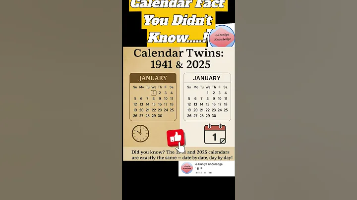 1941 and 2025 calendar matching day by day... #viral #news #knowledge #facts #upsc #uppsc