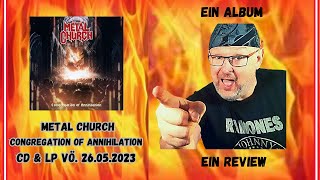Metal Church Congregation Of Annihilation | US Power Metal | Full Album | Review | Reaction | Kritik