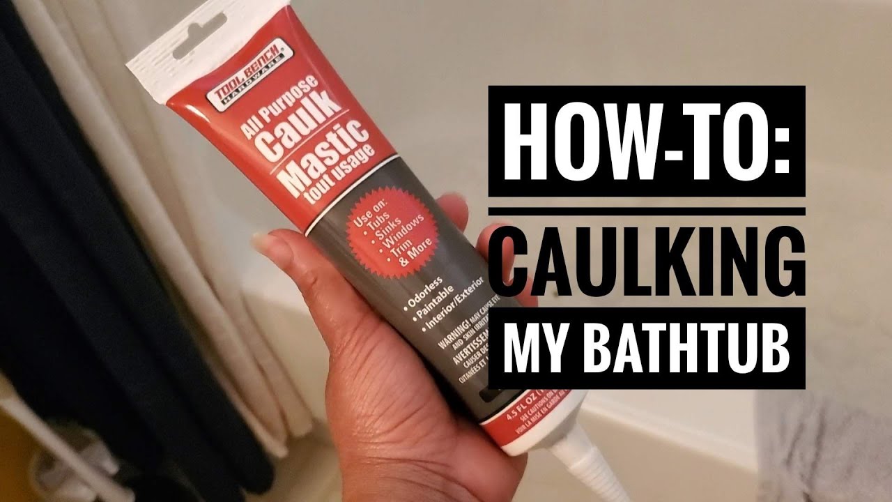 How to Caulking my Bathtub (Quick & Easy DIY Tutorial) YouTube