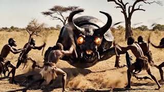 Prehistoric man vs. beetle