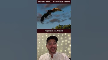 Griffins - Creatures in Profile - The Witcher 3 #shorts #thewitcher