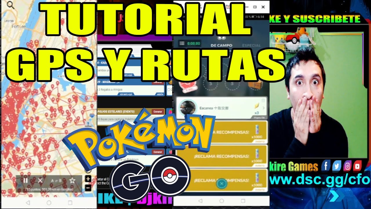 🌟TUTORIAL A PRUEBA DE WNES. como hacer misiones y rutas gpx en pokemon