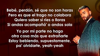 Maluma  Sobrio (Letra/Lyrics)