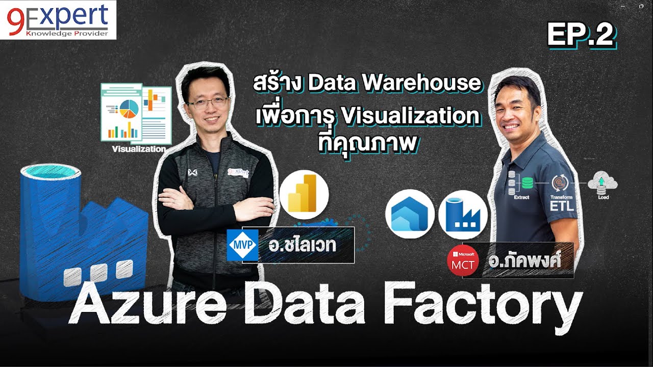 การเตรียมข้อมูลด้วย Microsoft Azure Data Factory ep.2 เชื่อม Power BI ...