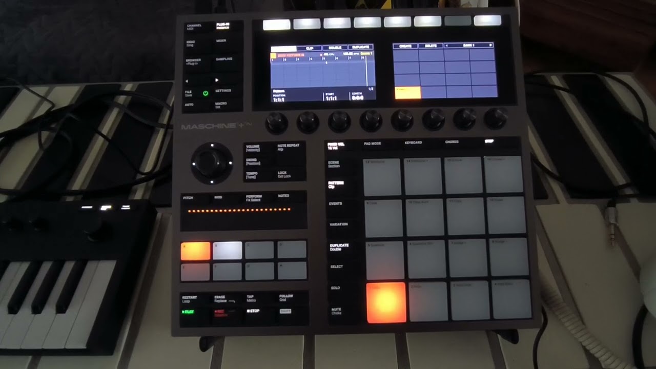 Native Instruments 'Maschine +' test with Yamaha DD-75 samples (2).
