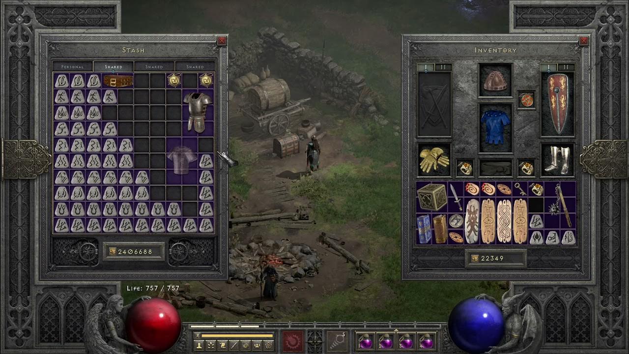 Making my HOTO Heart of the Oak Runeword Diablo 2 Ressurrected YouTube