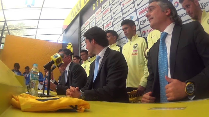Presentación a Prensa de Nuevos Refuerzos de las Águilas del América