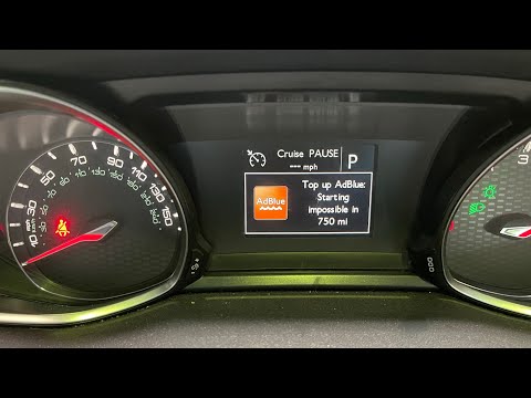 Peugeot 308 AdBlue Level Check 2018