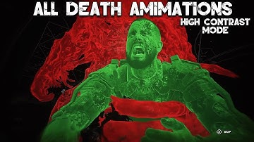 All Death Animations in High Contrast - The Callisto Protocol