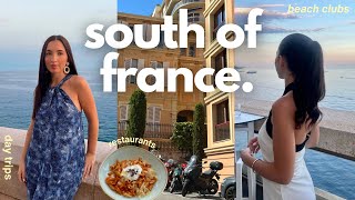 a week in the south of france | exploring towns, prettiest beaches, restaurants &amp; day trips