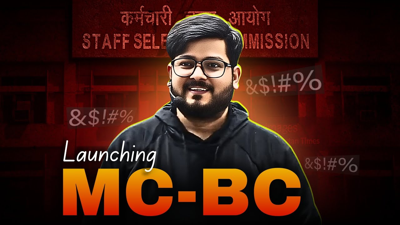 Launching MC-BC 💥🤯 for SSC Aspirants 🔥 