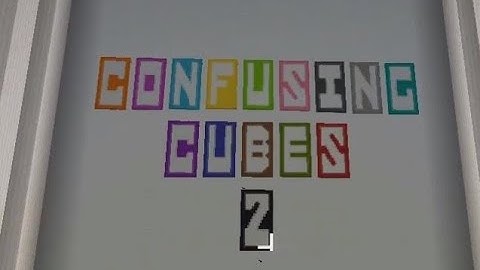 Confusing Cubes 2 ep 1 - Recaptured