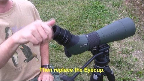 Setting up the Swarovski Digital Camera Adapter for Digiscoping