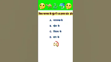 GK Questions🤔|| GK in Hindi  || GK Question and Answer || GK Quiz || GK_GT #shorts #youtubeshorts