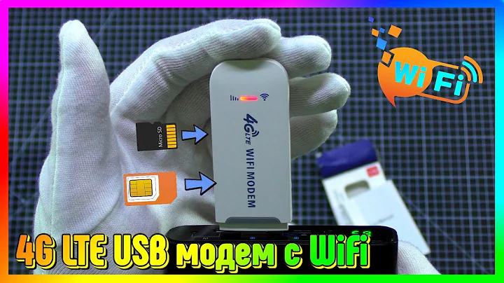 📶 4G LTE USB modem with WiFi from AliExpress / Review + Settings