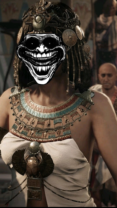 Cleopatra got no chill 😨#acorigins #gaming
