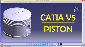 Piston Design in CATIA V5 | Catia Practice Drawings for beginners | CAD Designs