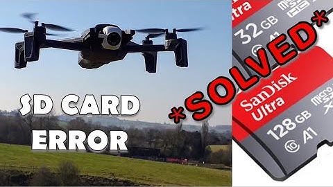 SD Card Error *SOLVED* PARROT ANAFI Drone