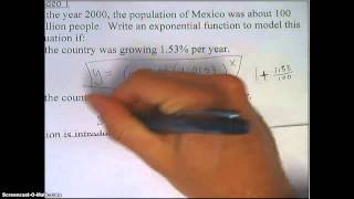SPHS Pre-AP Algebra 2: Word Problems - Logs/Exp Part 1